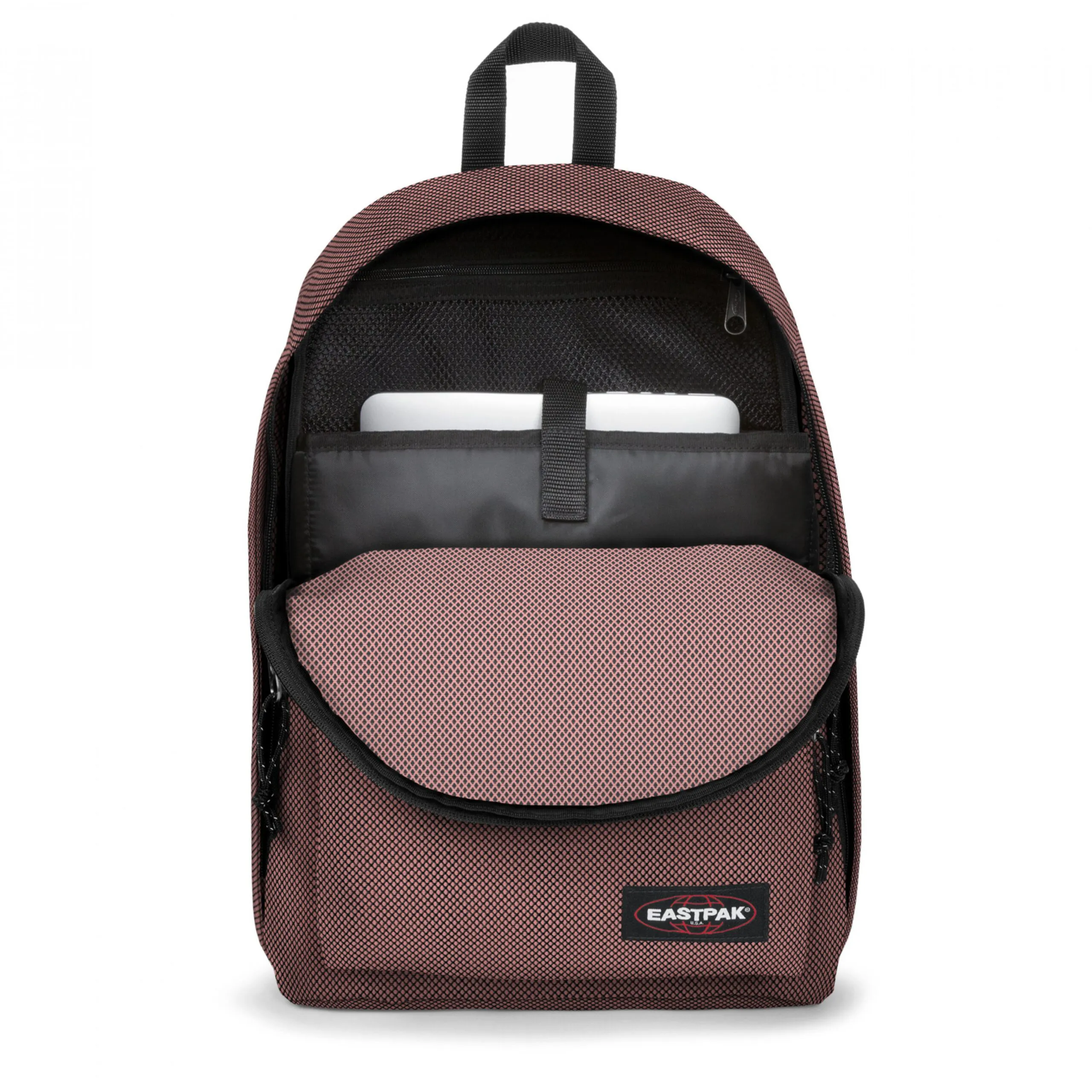 MOCHILA EASTPAK Out Of Office 27 litros con bolsillo ordenador EK767A27 Meshknit Pink malla rosa