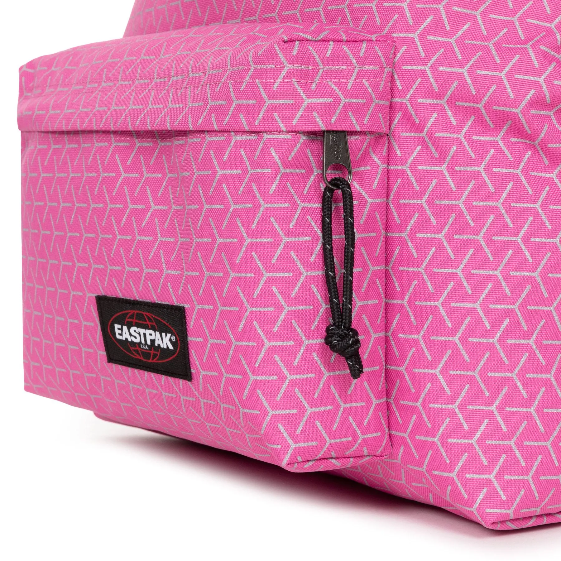 MOCHILA EASTPAK Padded Pak’r® 24 litros EK6209D1 Refleks Meta Pink rosa estampado en miniatura reflectante