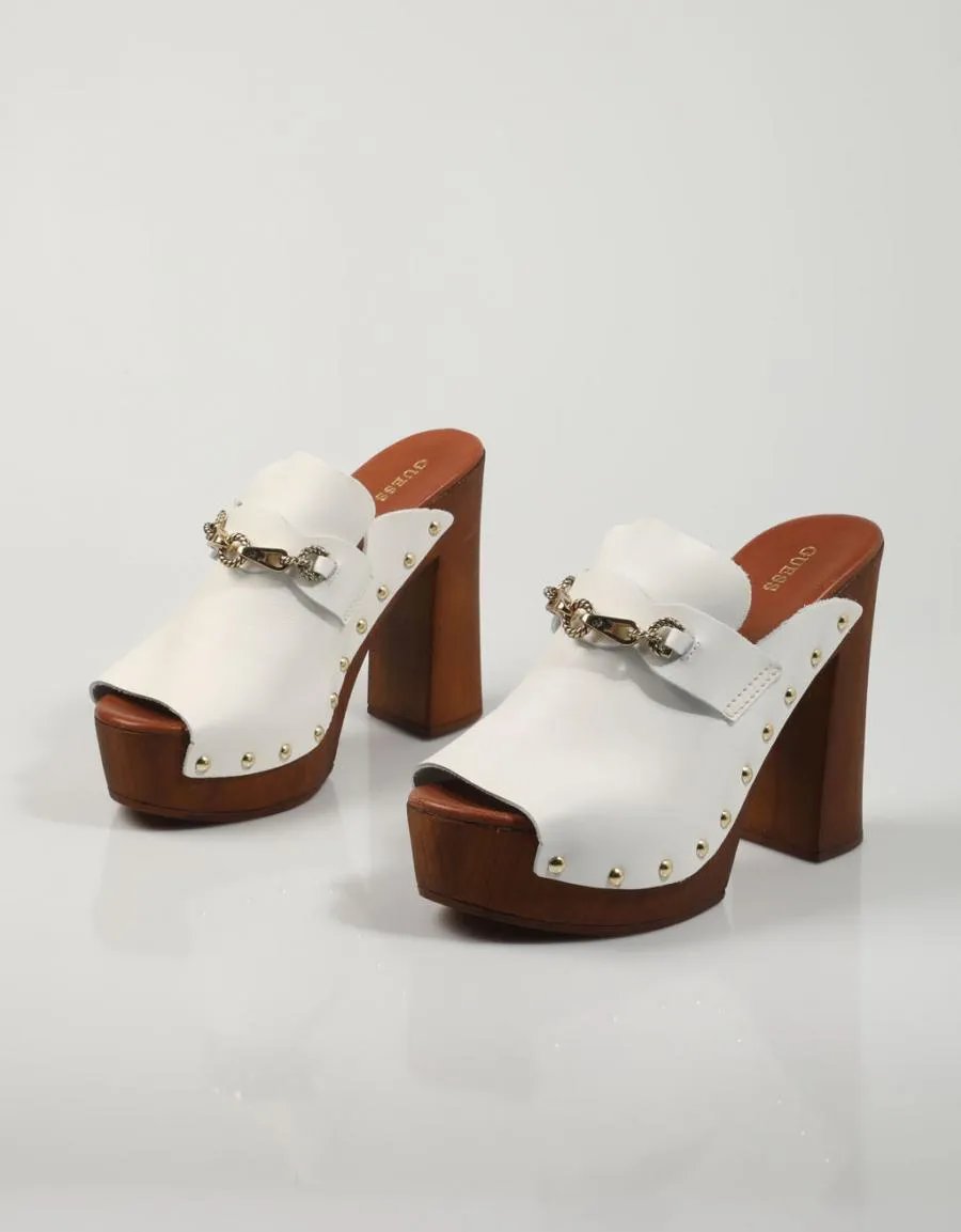  sandals GUESS Clara Fl6clr Lea01 en White 78027