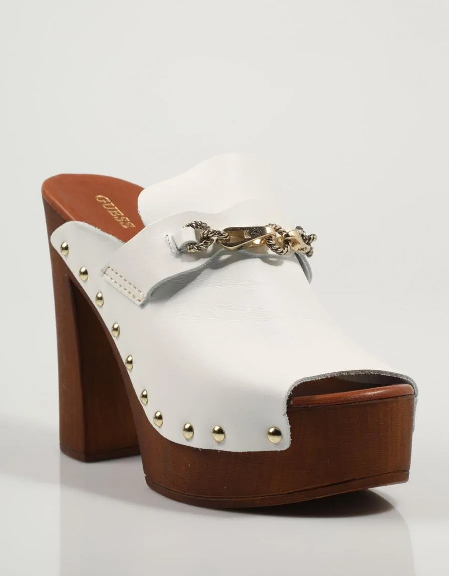  sandals GUESS Clara Fl6clr Lea01 en White 78027